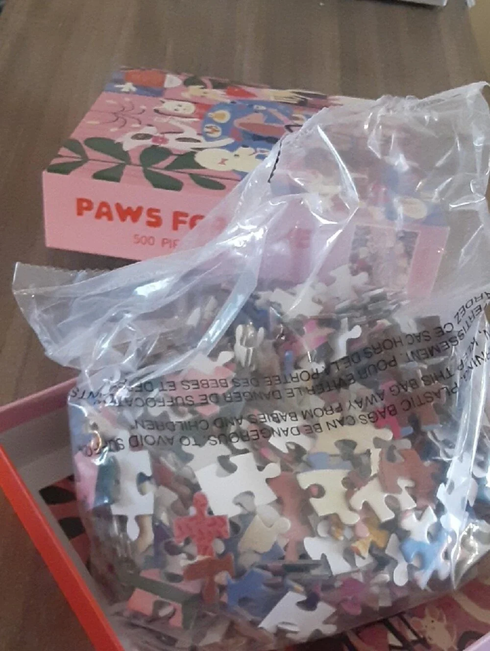 Paw for Love Puzzle - Galison 500 piece